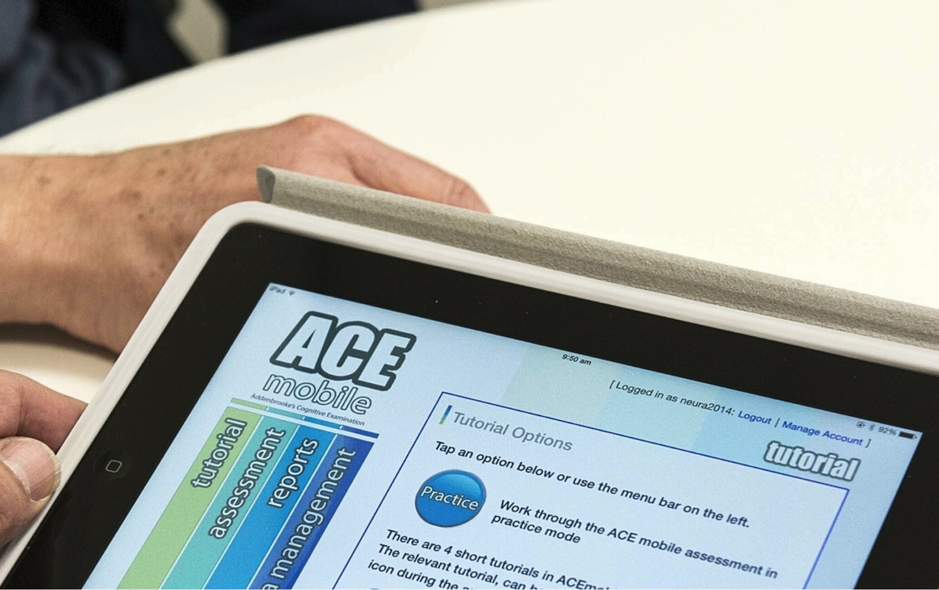 ACEmobile — iPad-based dementia screening
